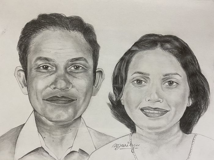 My Parents :) (pencil)